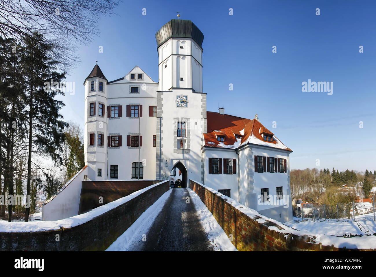Illertissen è una città in Baviera Foto Stock