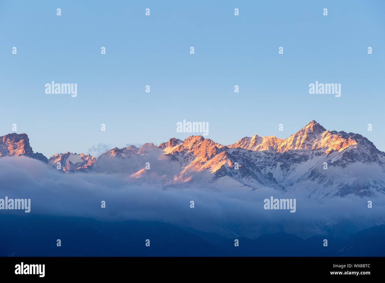 Il picco di sunrise Foto Stock