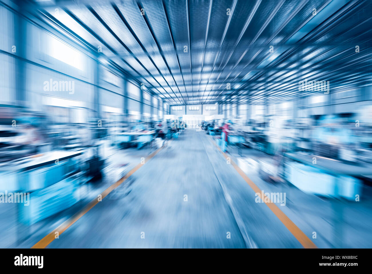 Officina di produzione della fabbrica moderna Foto Stock