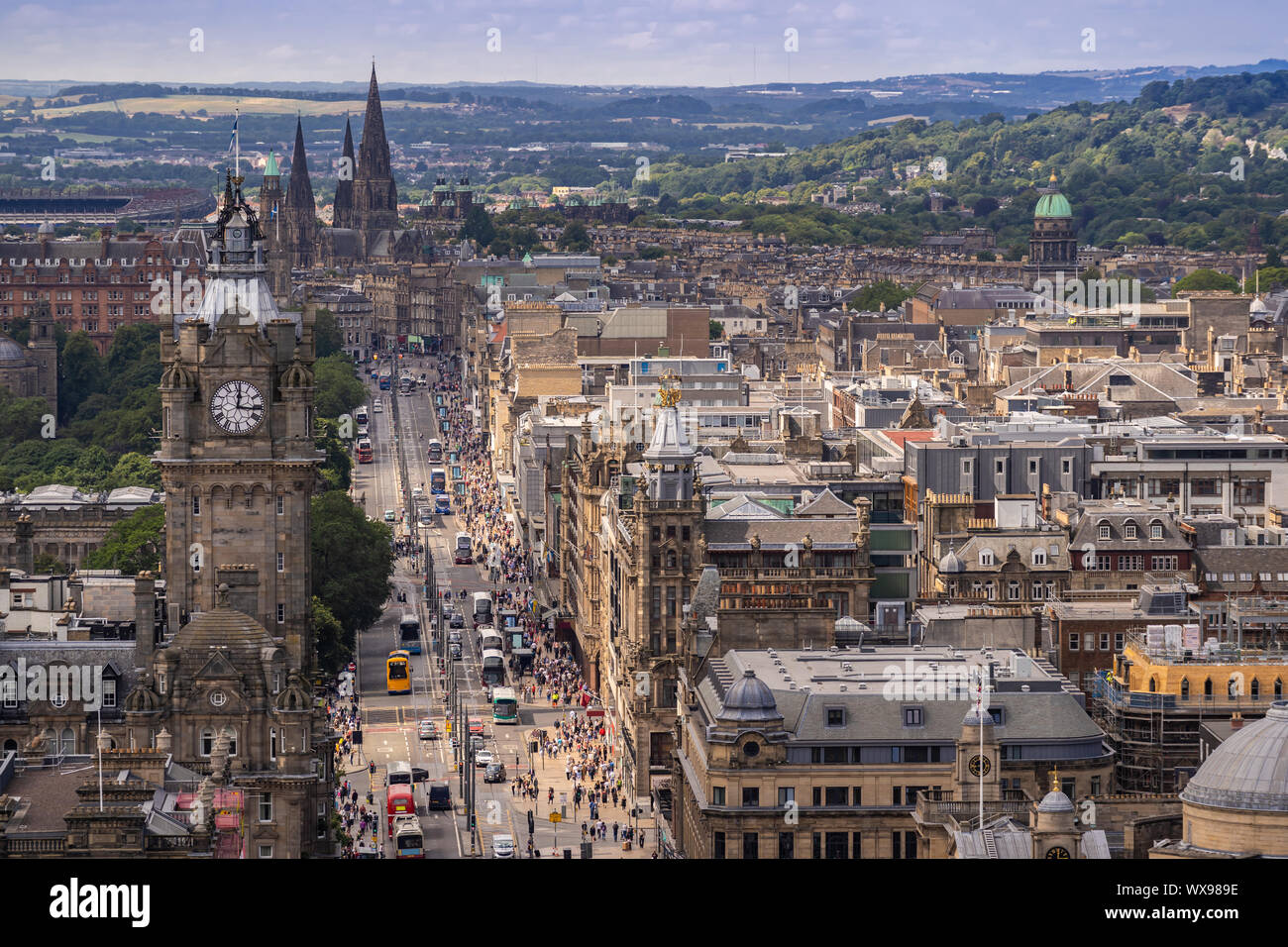 Edinburgh Scotland Regno Unito Foto Stock