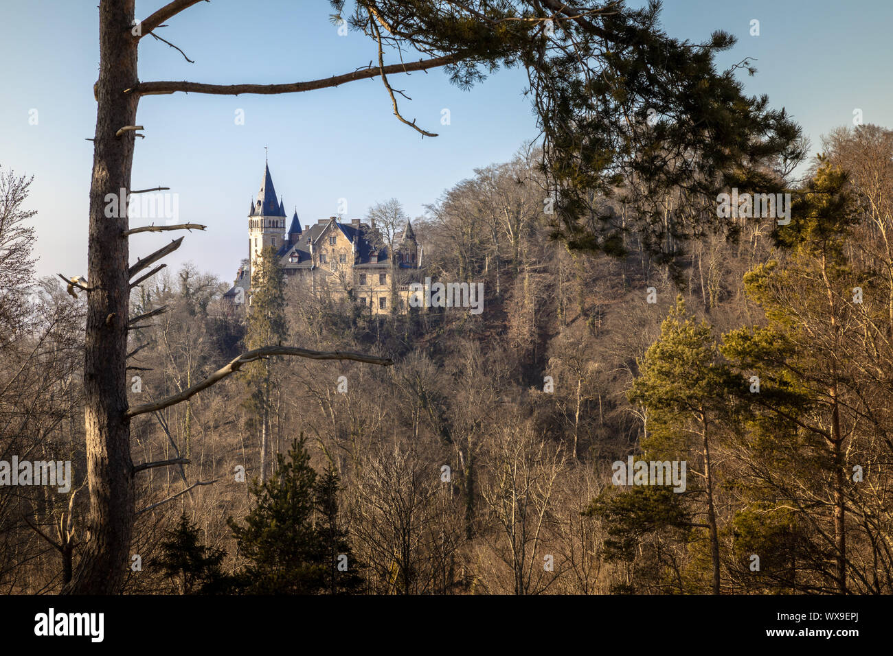 Castello vicino Weilheim Baviera Germania Foto Stock