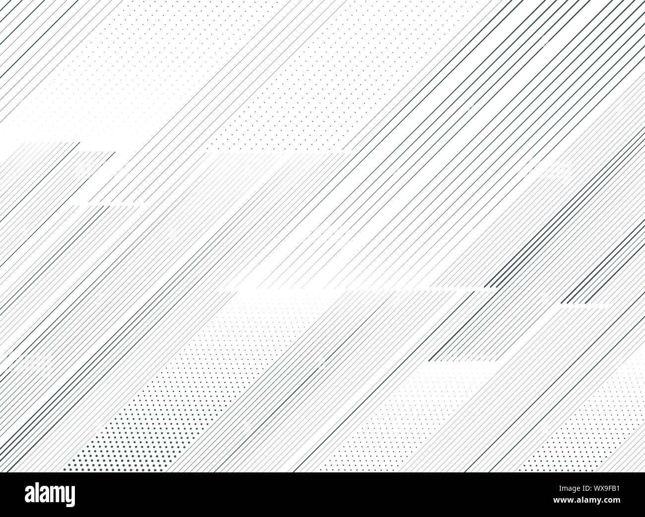 Abstract di nero alla moda linea design pattern di decorazione dello sfondo. Utilizzare per creare poster, artwork, presentazione alla moda, annuncio, relazione annuale. illustrazione Illustrazione Vettoriale