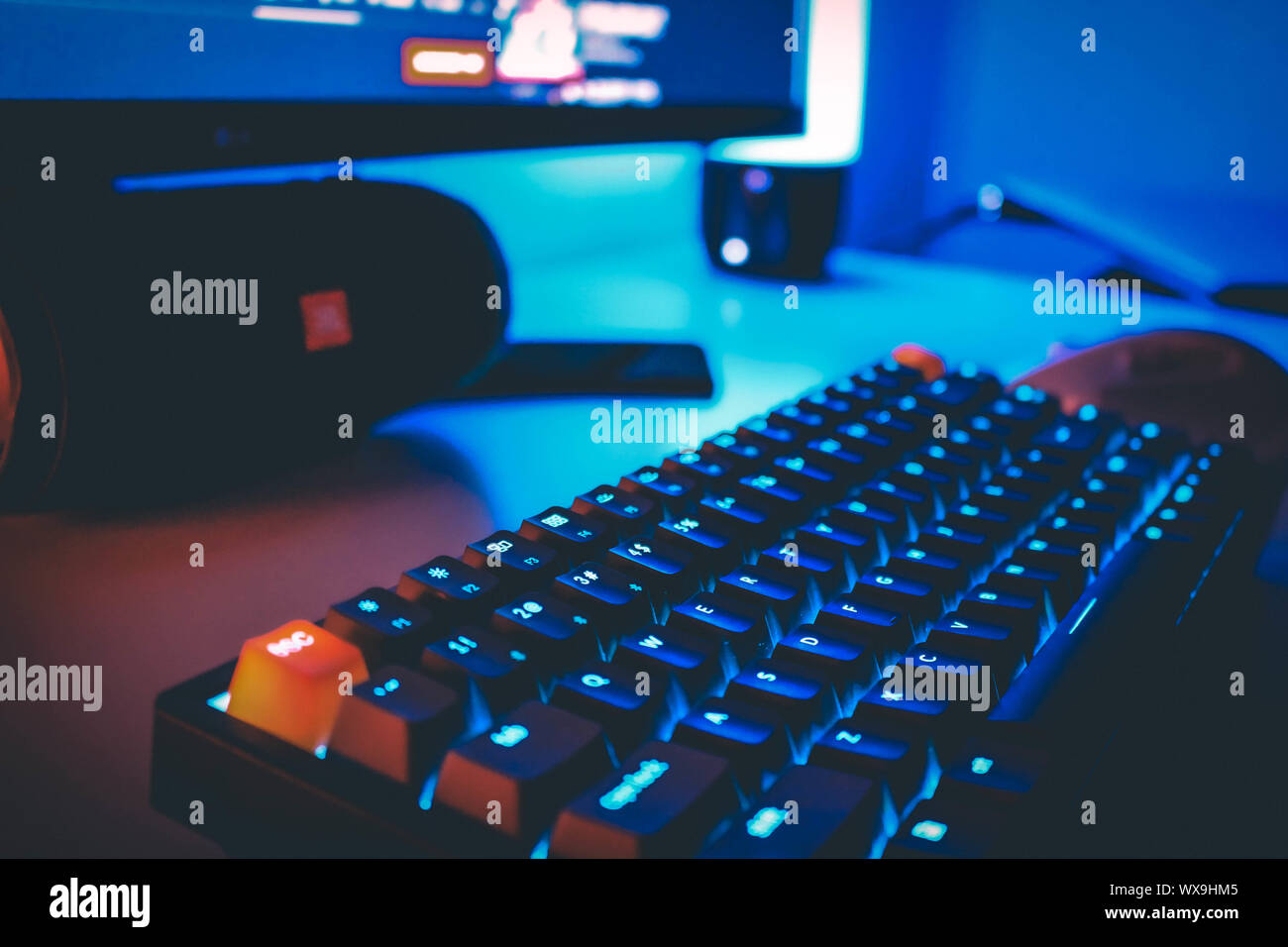 Keychron K2 ad alto profilo tastiera Foto Stock