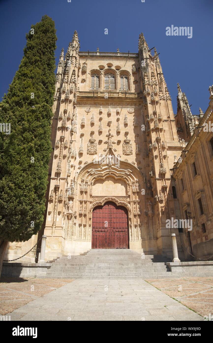 Vista della città di Salamanca Castiglia in Spagna Europa Foto Stock