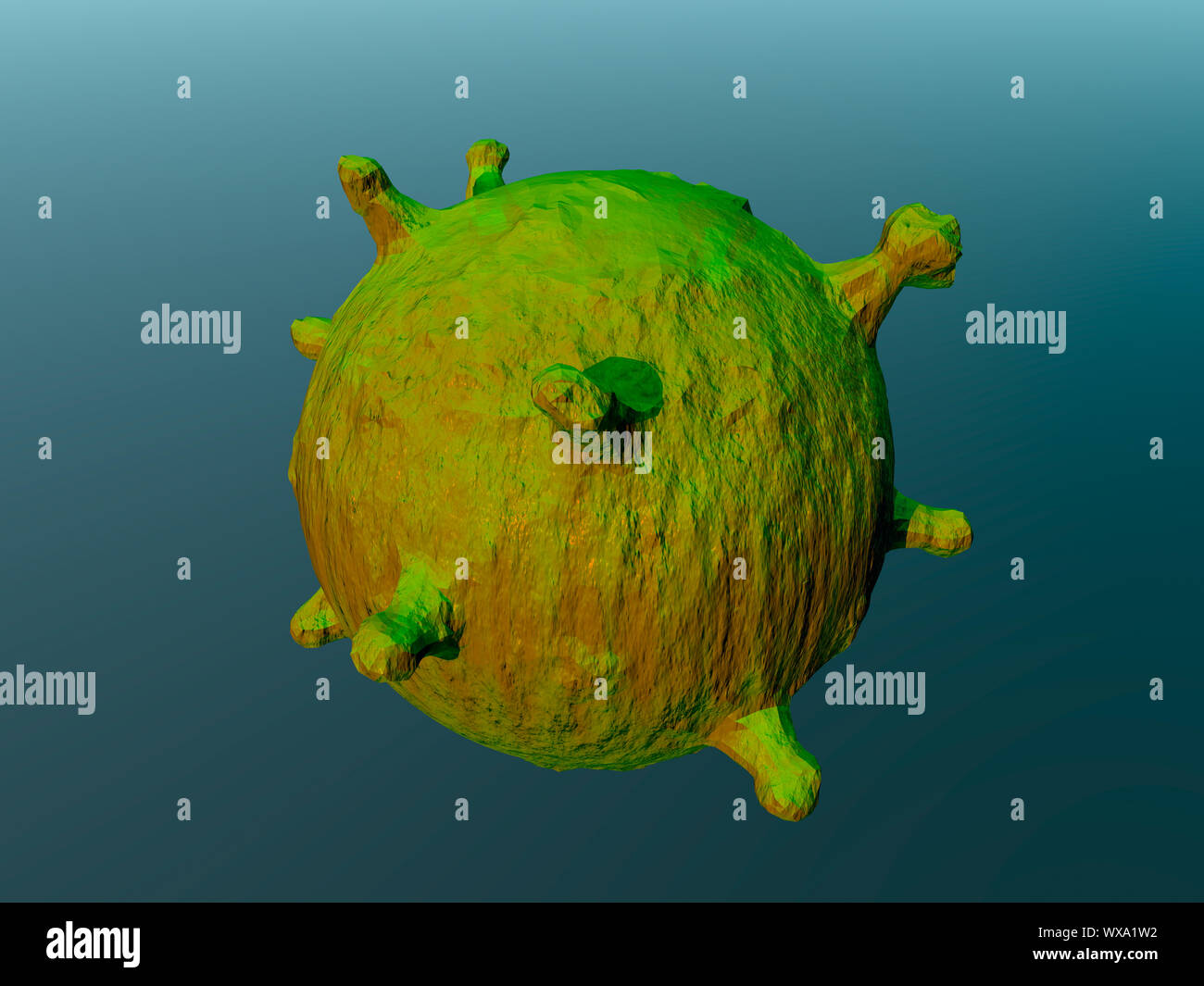 Virus pericolosi nel corpo Foto Stock