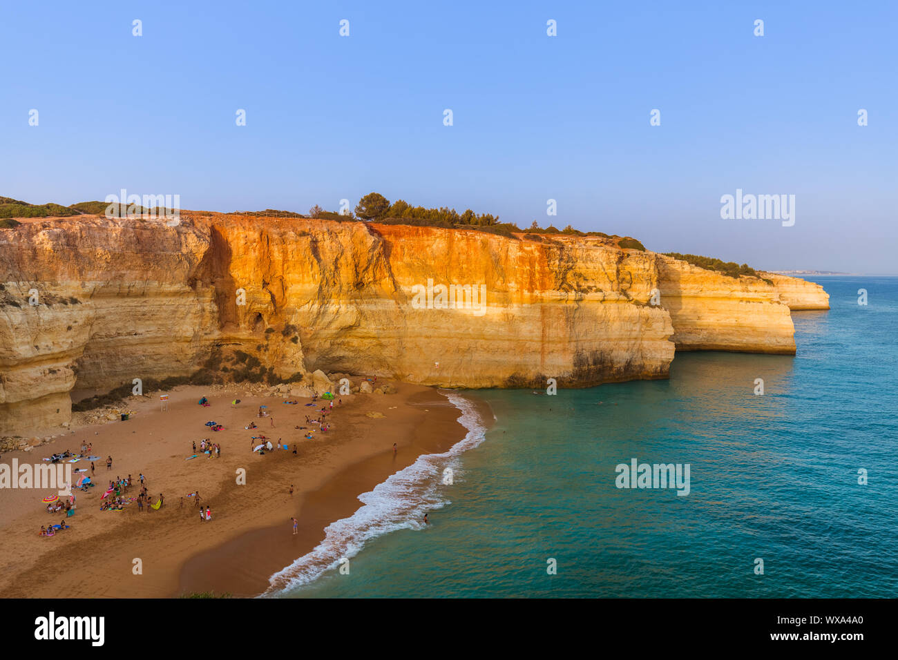 Spiaggia nei pressi di Albufeira - Algarve Portogallo Foto Stock