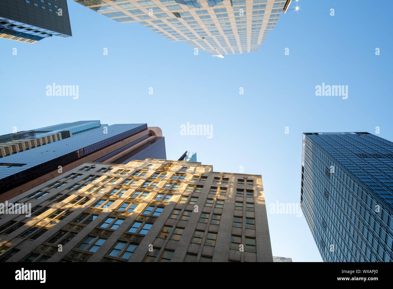 New York edifici alti Foto Stock