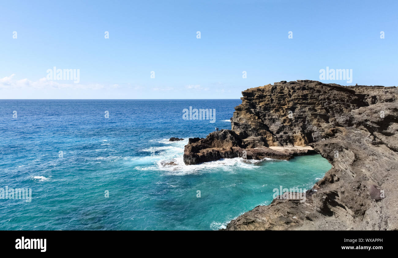 Seascape delle Hawaii Foto Stock
