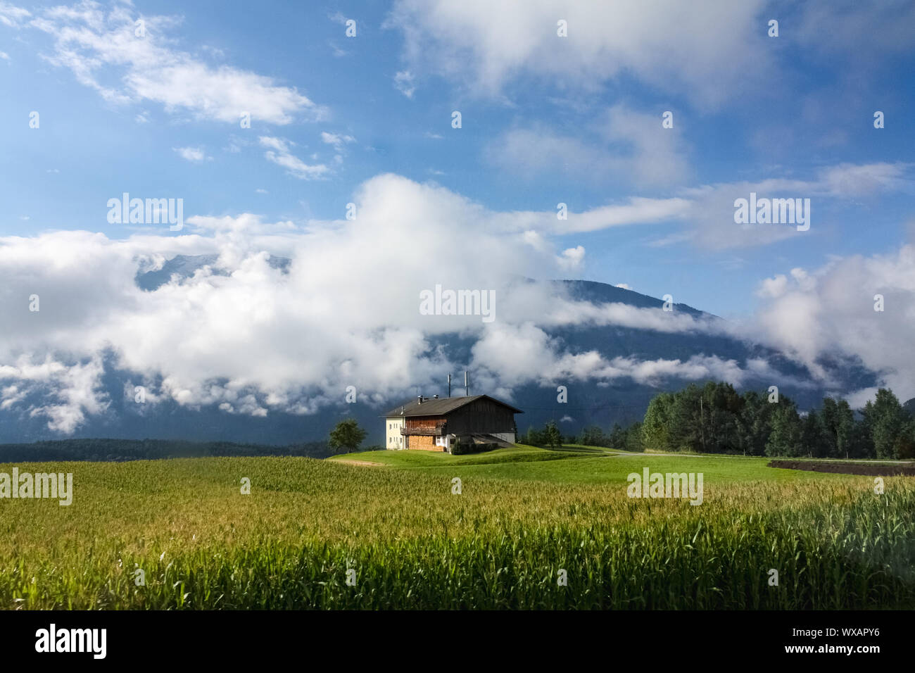 Campagna tedesca scenario Foto Stock