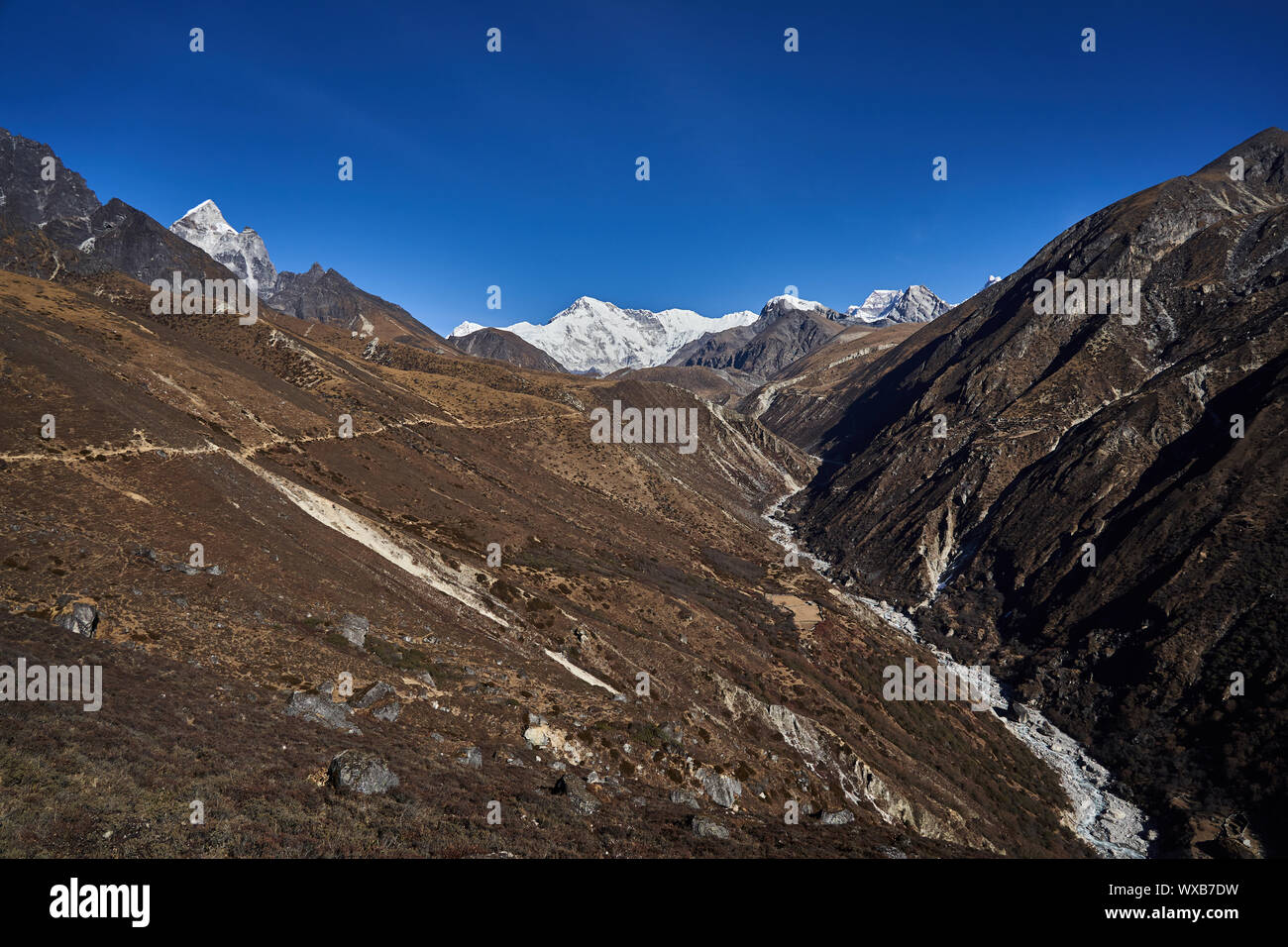 Montare Cho Oyu in Nepal Foto Stock