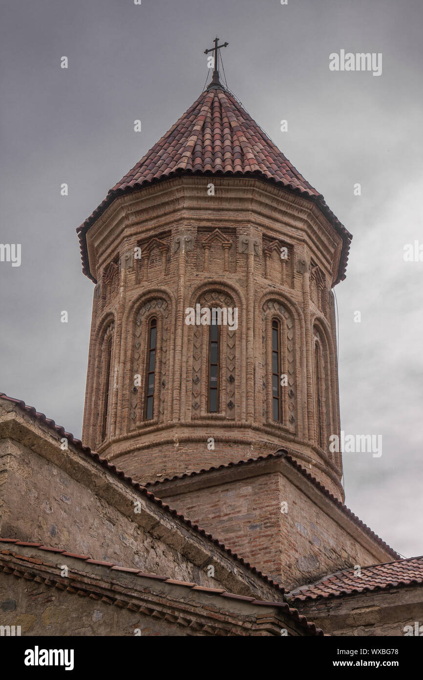 Campanile di una chiesa a Telavi monastero Foto Stock