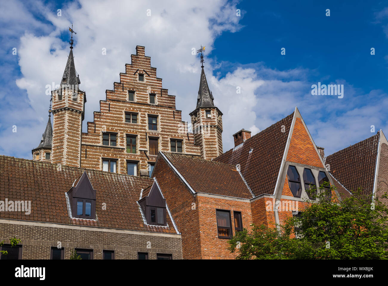 Il Vleeshuis (Butcher Hall) di Anversa in Belgio Foto Stock