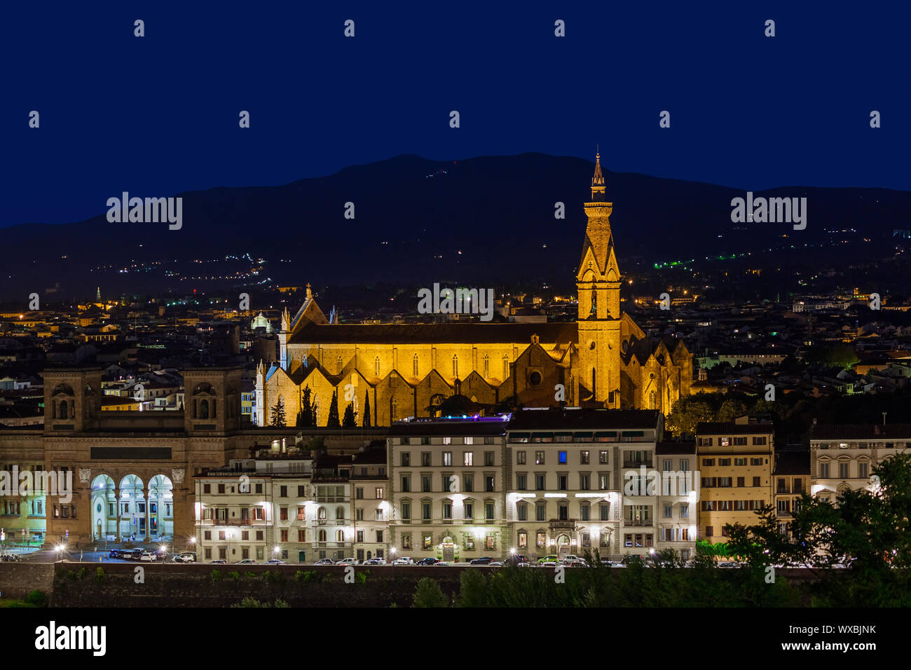 Paesaggio urbano di Firenze - Italia Foto Stock