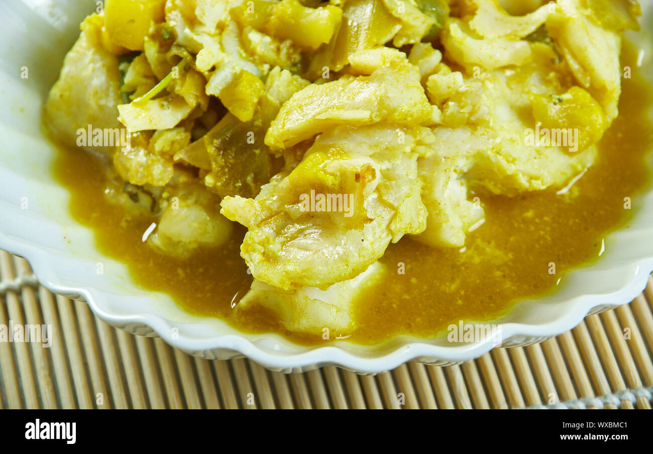 Sud indiana curry nasello Foto Stock