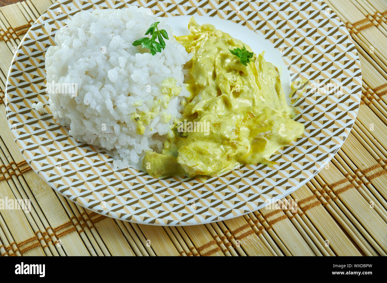 Aji de gallina Foto Stock