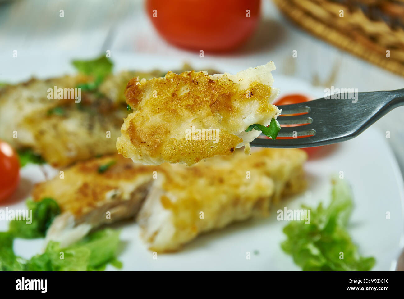 Italo-cotta Filetto di sogliola Foto Stock