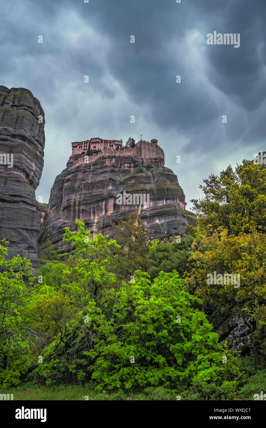 Monastero di Santa Trinità in Meteora Foto Stock