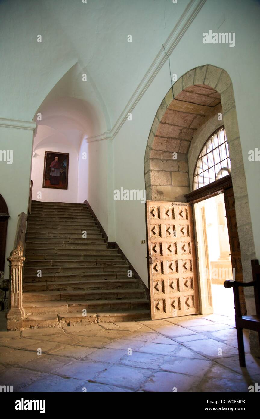 Pubblico monastero di Yuso in la rioja spagna Foto Stock