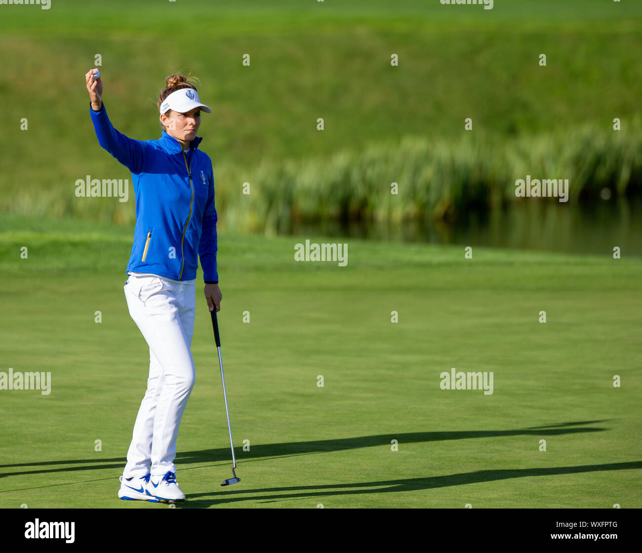 Gleneagles in Scozia il 15 settembre 2019. Il terzo e ultimo giorno del 2019 Solheim Cup Foto Stock