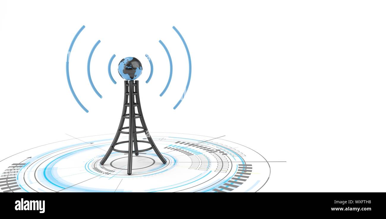 Globo di antenna HUD Foto Stock