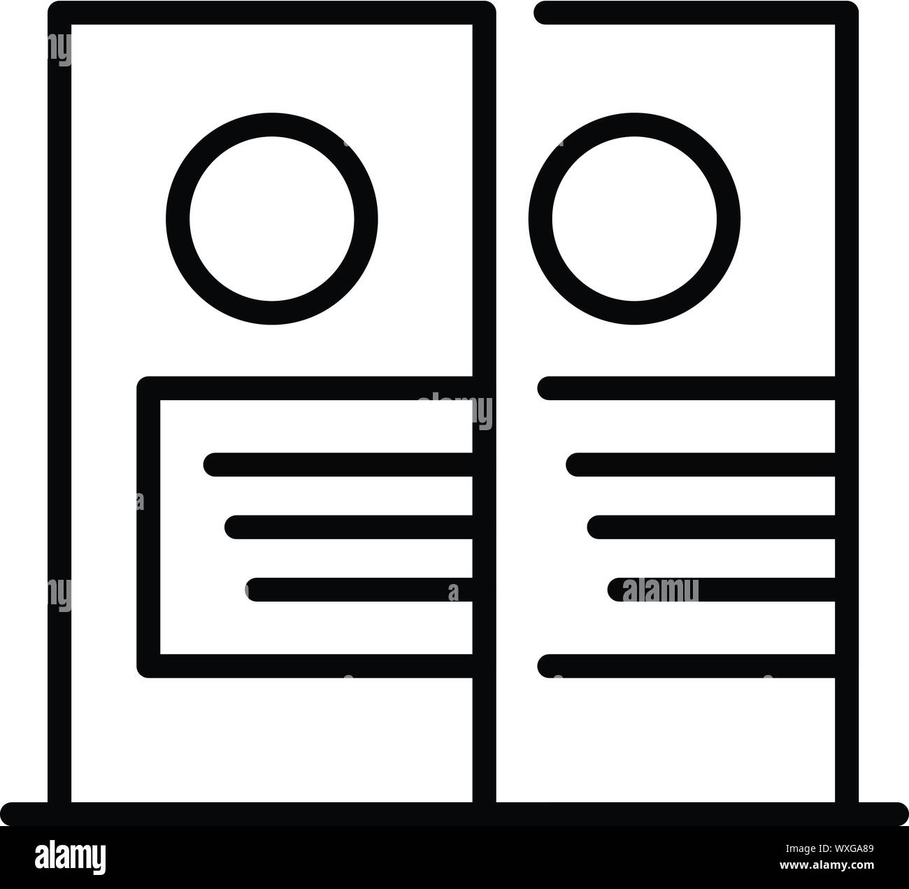 Tintura per capelli box icona. Profilo di colorante per capelli box icona vettoriali per il web design isolato su sfondo bianco Illustrazione Vettoriale