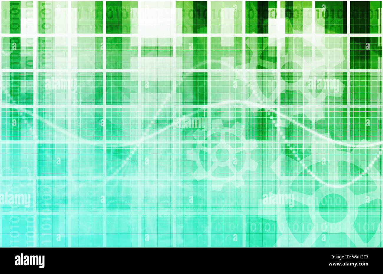 La tecnologia sicura rete sul Web il trasferimento dei dati Foto Stock