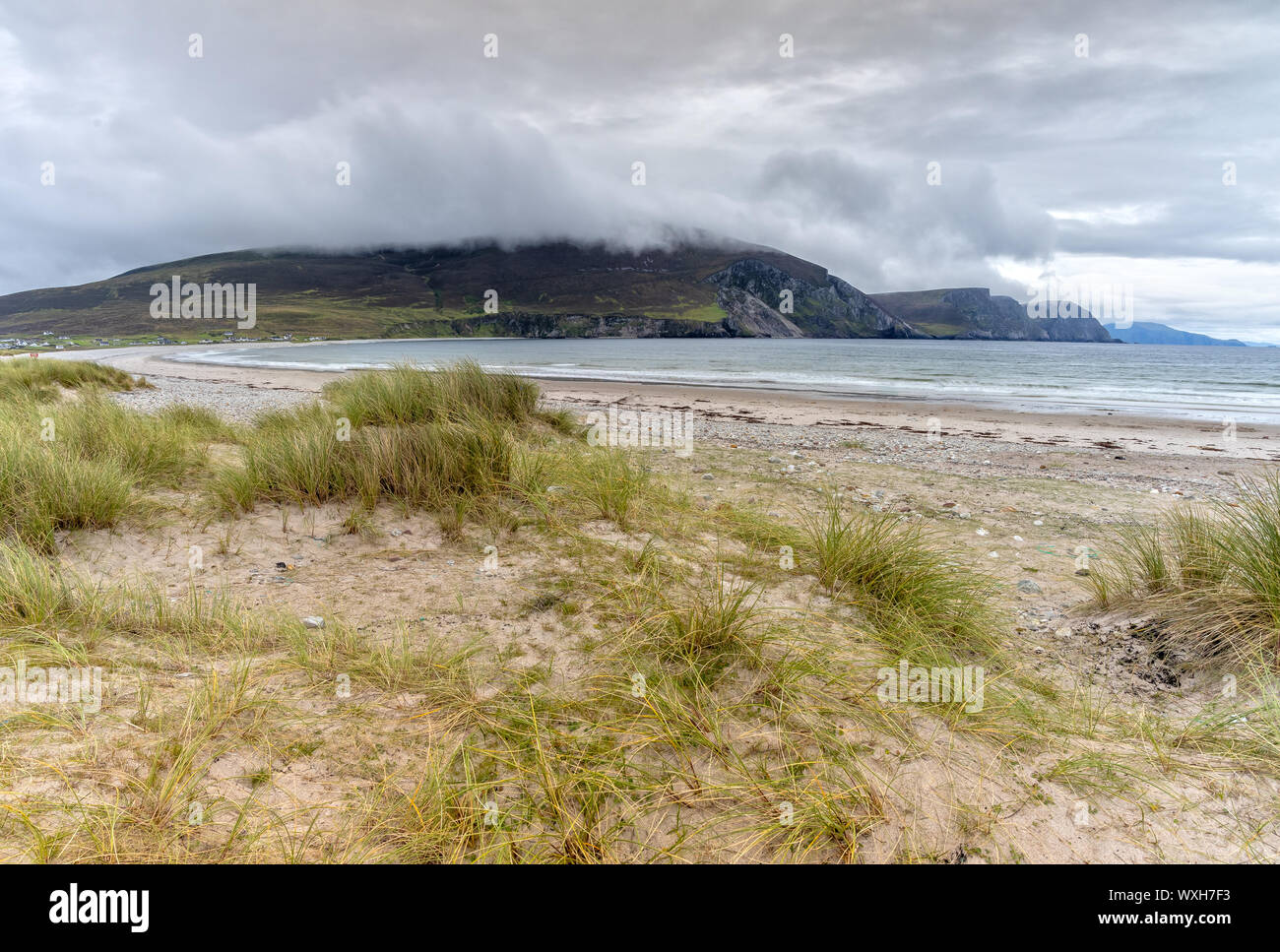 Spiaggia di chiglia su Achill Island in Irlanda Foto Stock