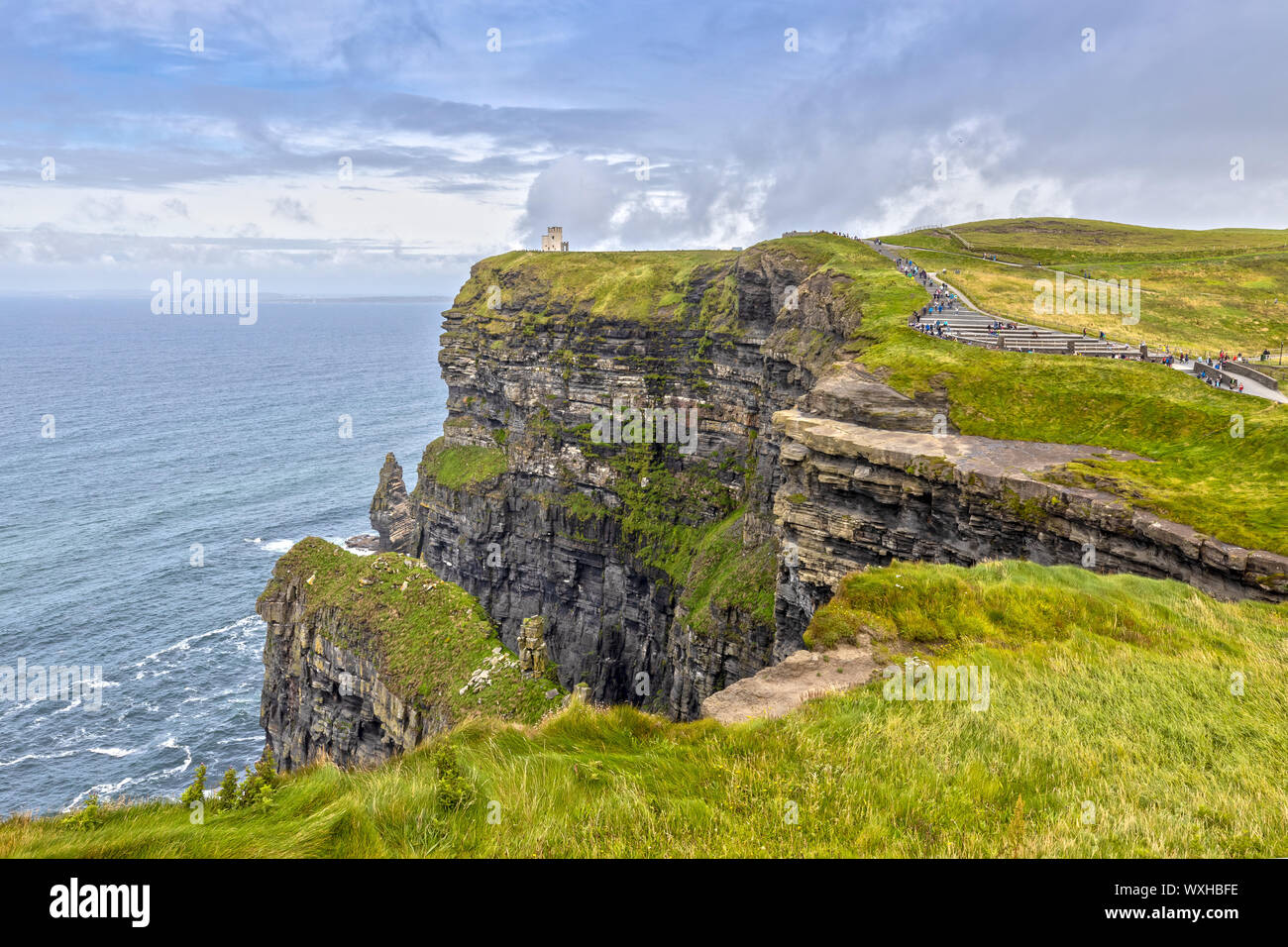 Le Scogliere di Moher in Irlanda Foto Stock