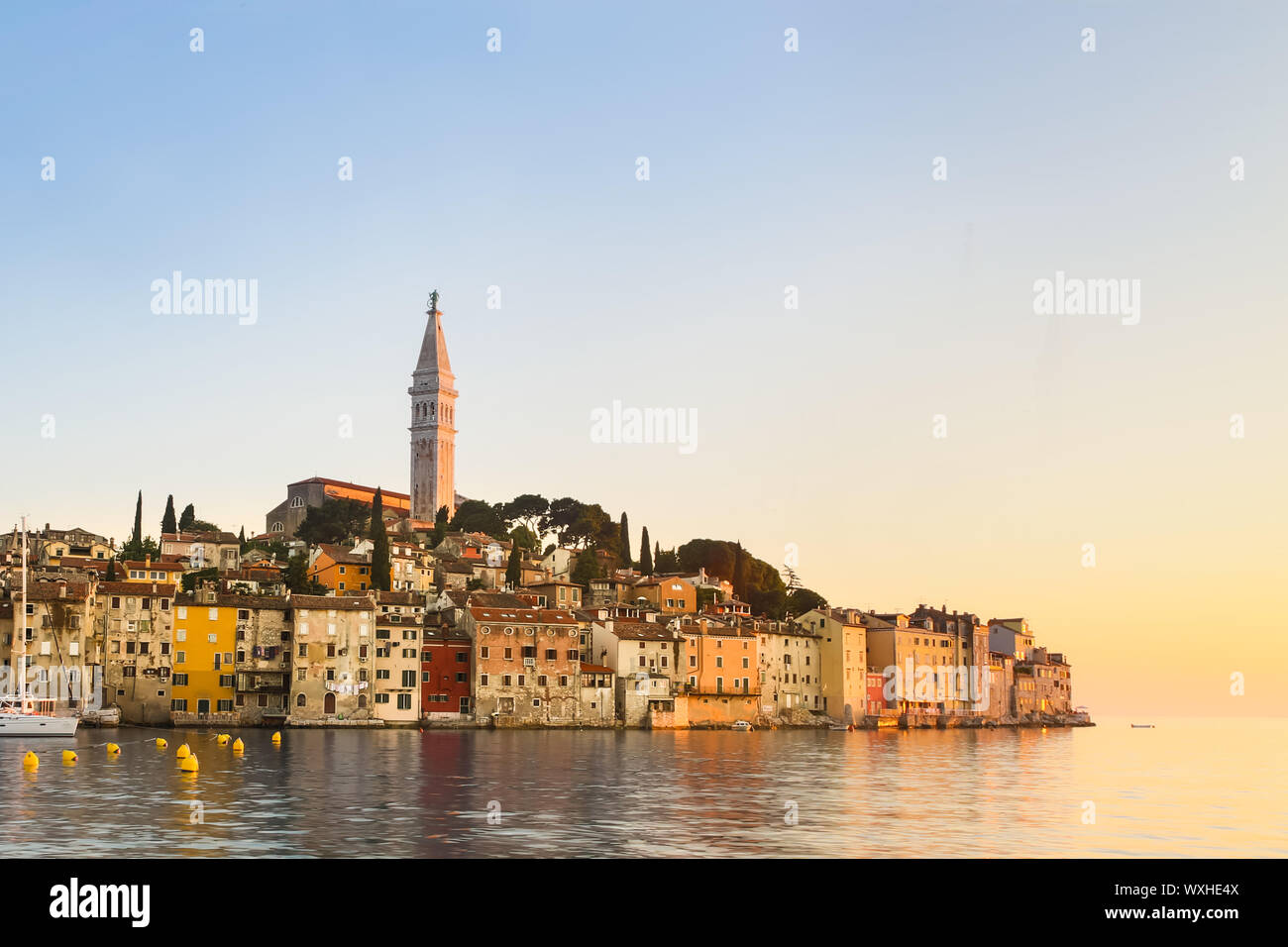 Rovigno è una città in Croazia si trova sul Mare Adriatico settentrionale situato sulla costa occidentale della penisola istriana, si tratta di una popolare località turistica un Foto Stock