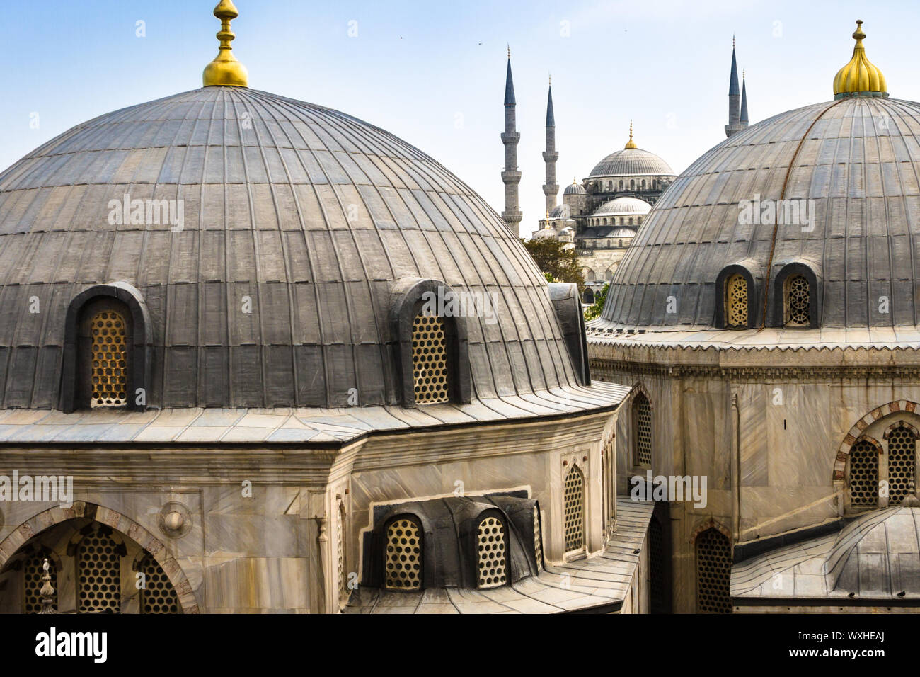 Blu ( Sultan Ahmed ) Moschea, Istanbul, Turchia Foto Stock