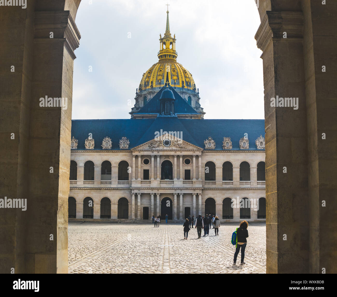 Parigi, Francia - 02 ottobre 2018: il museo militare di Parigi. Uno dei più grandi musei militari in tutto il mondo Foto Stock