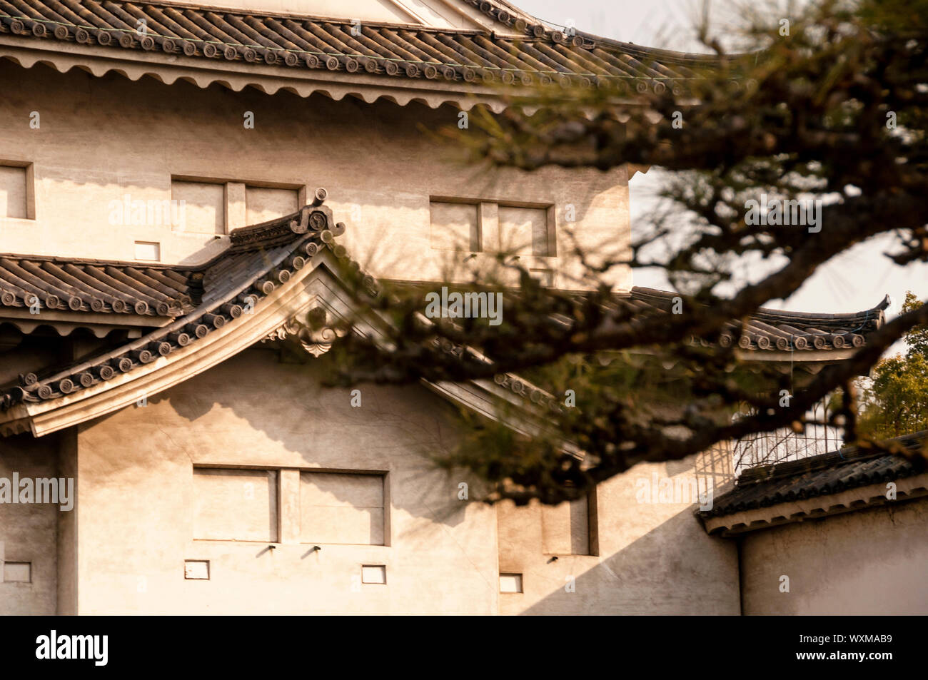 Complesso del Castello di Osaka, Giappone. Foto Stock