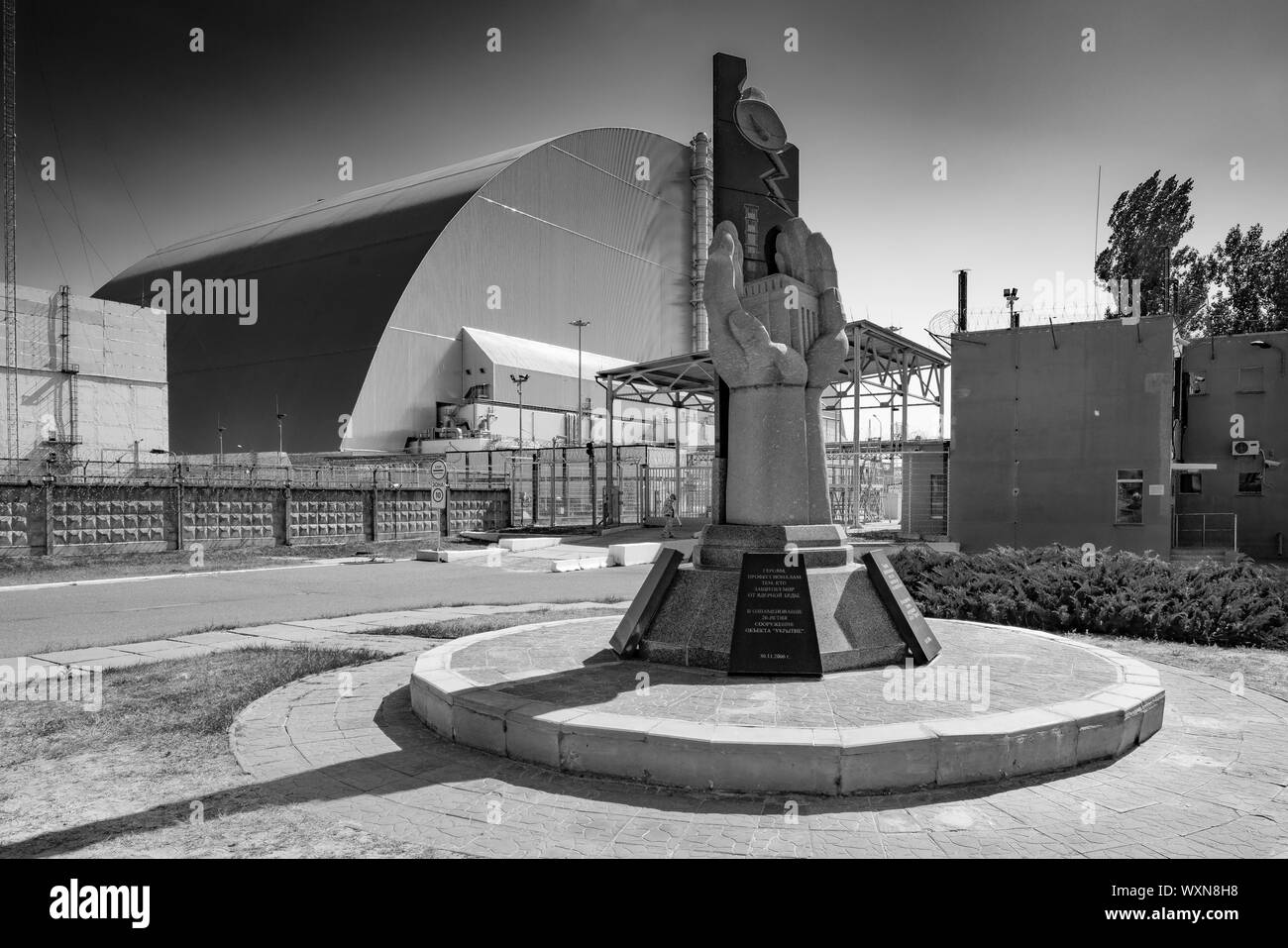 Centrale nucleare di Cernobil Foto Stock