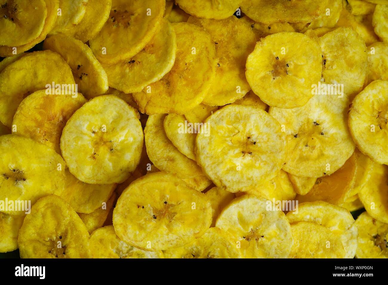 Platano o banana chips - Popolare fritti snack dal Kerala Foto Stock