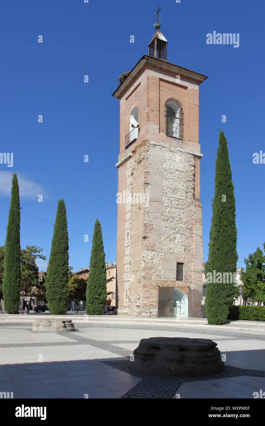 Intorno info turistiche ufficio, Alcala de Henares, resti romani Foto Stock
