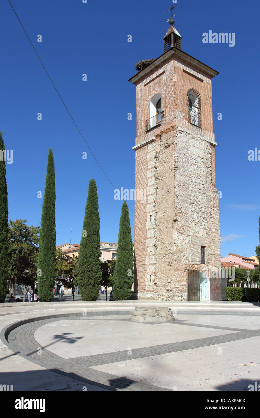 Intorno info turistiche ufficio, Alcala de Henares, resti romani Foto Stock