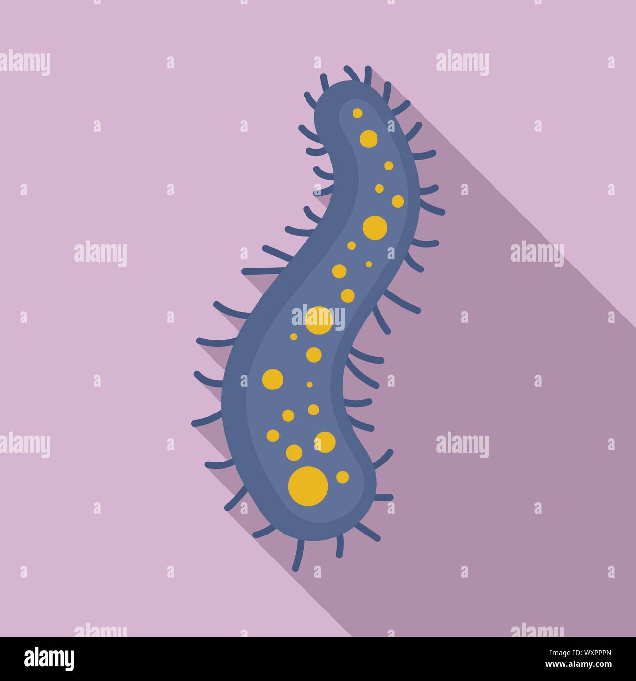 Amoeba icona. Illustrazione piana di amebe icona vettoriali per il web design Illustrazione Vettoriale