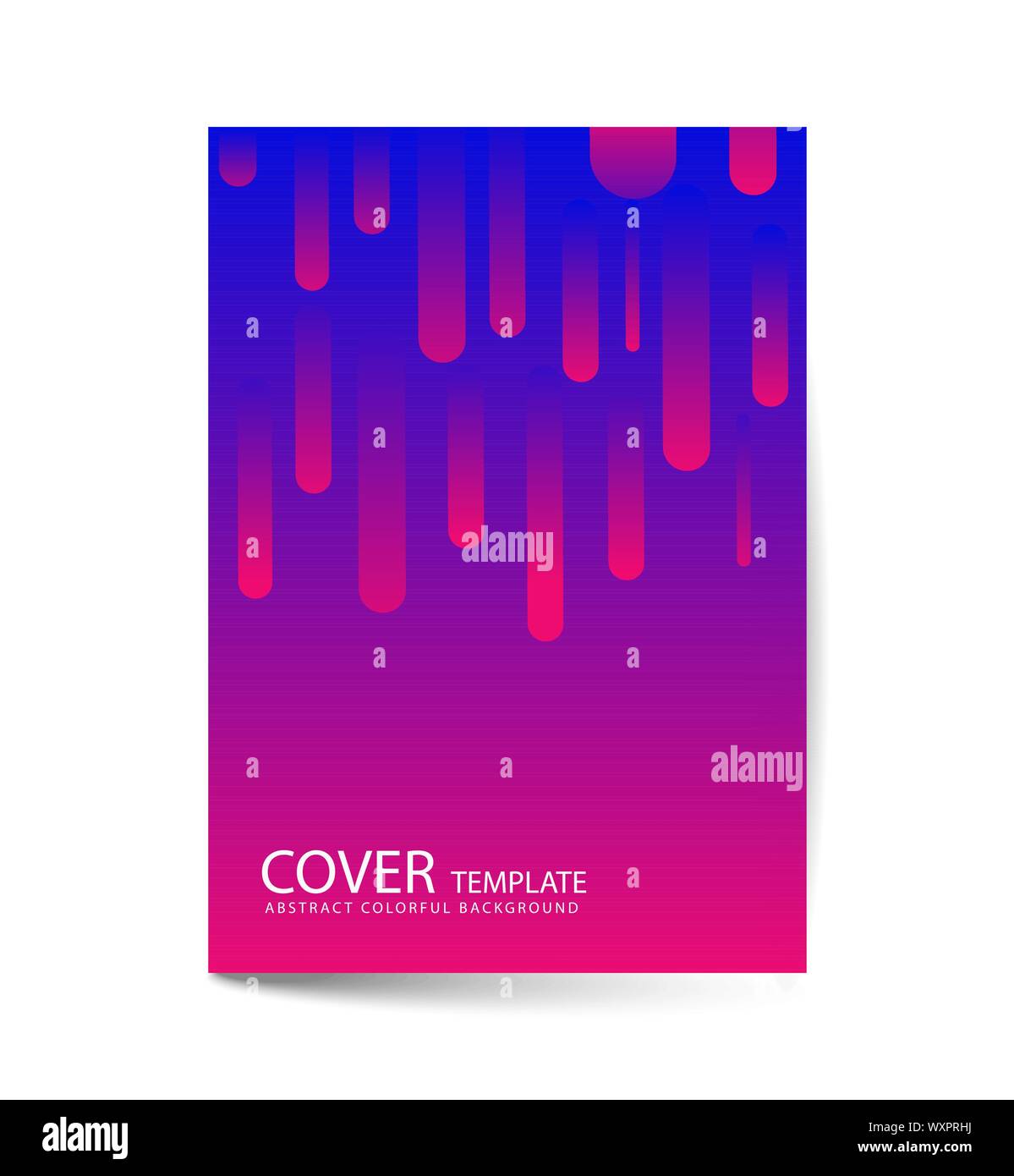 Coperchi con design geometrico linee arrotondate pattern. Cool sfondi colorati. È possibile utilizzare per striscioni e cartelloni, manifesti, volantini. Illustrazione Vettoriale Illustrazione Vettoriale