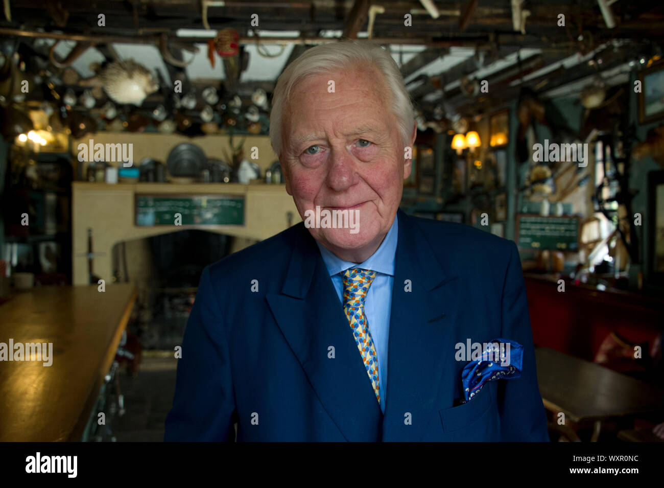 Sir Benjamin Slade, il 7th.baronet a casa sua, Maunsell House, Bridgwater, Somerset, Regno Unito Foto Stock