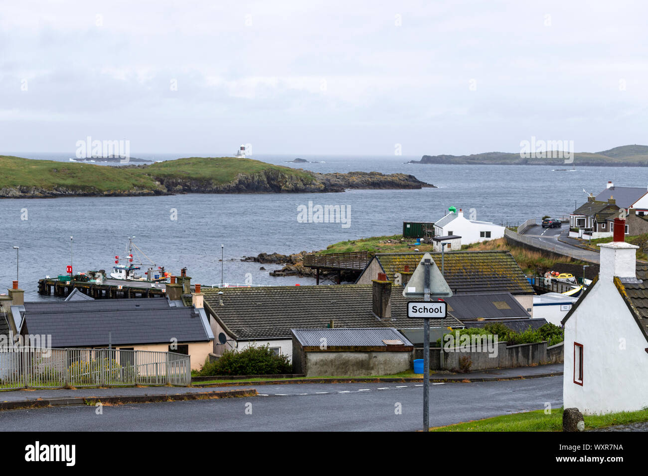 Hamnavoe, Continentale, le isole Shetland, Scotland, Regno Unito Foto Stock