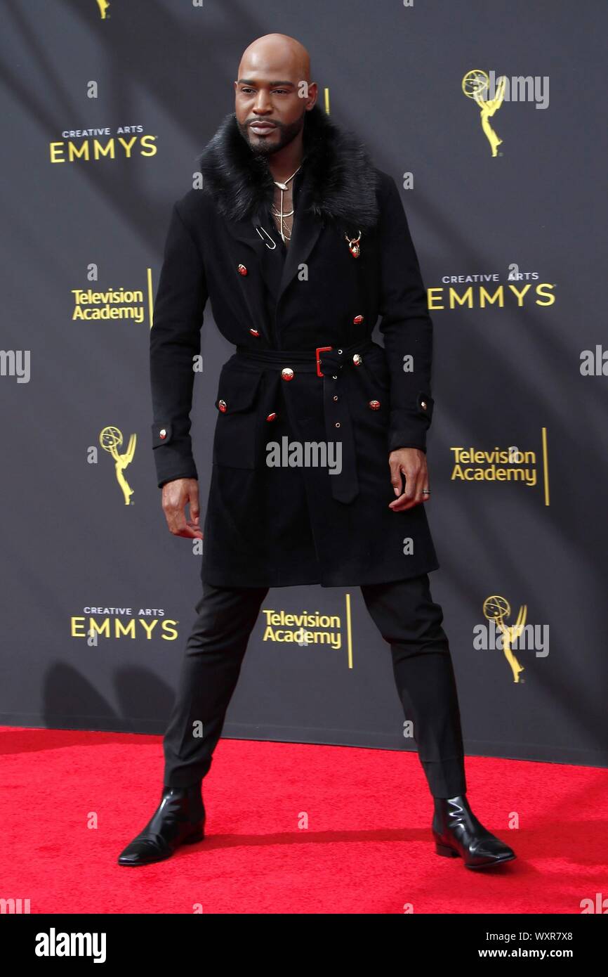 Los Angeles, CA. Xiv Sep, 2019. Marrone Karamo presso gli arrivi per il 2019 Creative Arts Emmy Awards, Microsoft Theatre, Los Angeles, CA il 14 settembre 2019. Credito: Priscilla concedere/Everett raccolta/Alamy Live News Foto Stock