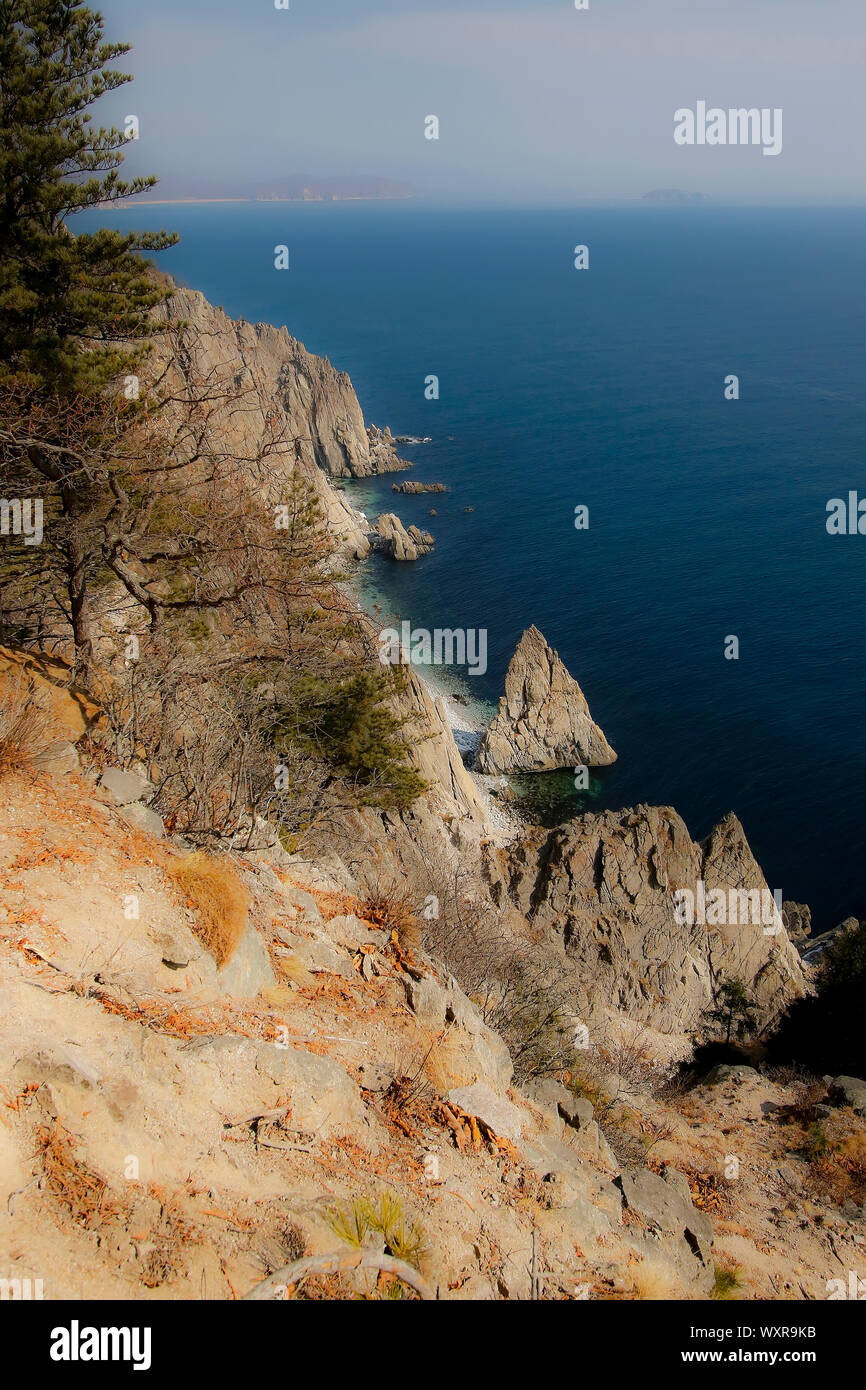 Proselochny cordon. Lazovsky Riserva Naturale, Sichote-Alin' Mountain Range. Primorsky Krai. La Russia, Asia Foto Stock