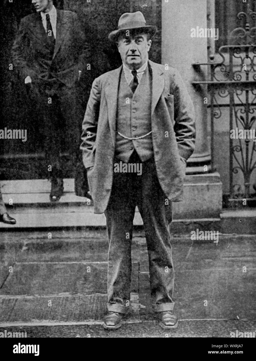Stanley Baldwin (1867-1947), c1924. Stanley Baldwin, 1st Conte Baldwin di Bewdley (1867-1947), statista conservatore britannico. Baldwin è stato primo ministro in tre occasioni. Foto Stock