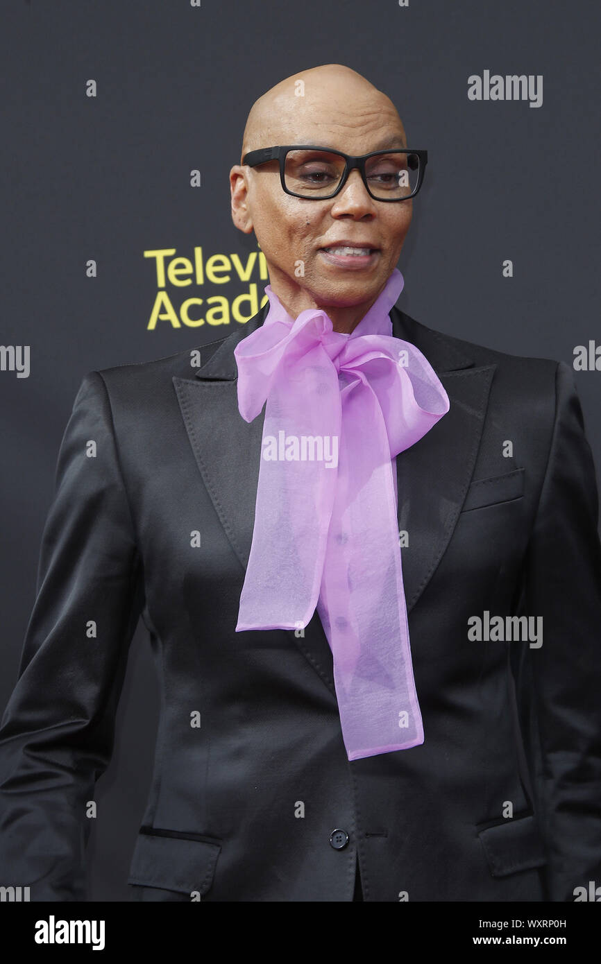 Settembre 17, 2019, Los Angeles, CA, Stati Uniti d'America: LOS ANGELES - Sep 14: RuPaul al 2019 Primetime Emmy Arti Creative Awards presso il Teatro di Microsoft il 14 settembre 2019 a Los Angeles, CA (credito Immagine: © Kay Blake/ZUMA filo) Foto Stock