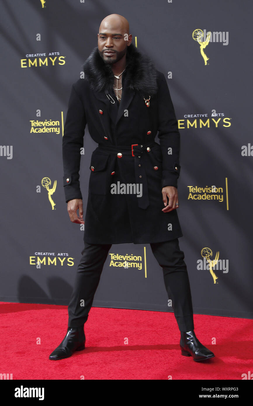 Settembre 17, 2019, Los Angeles, CA, Stati Uniti d'America: LOS ANGELES - Sep 14: Karamo Brown del 2019 Primetime Emmy Arti Creative Awards presso il Teatro di Microsoft il 14 settembre 2019 a Los Angeles, CA (credito Immagine: © Kay Blake/ZUMA filo) Foto Stock