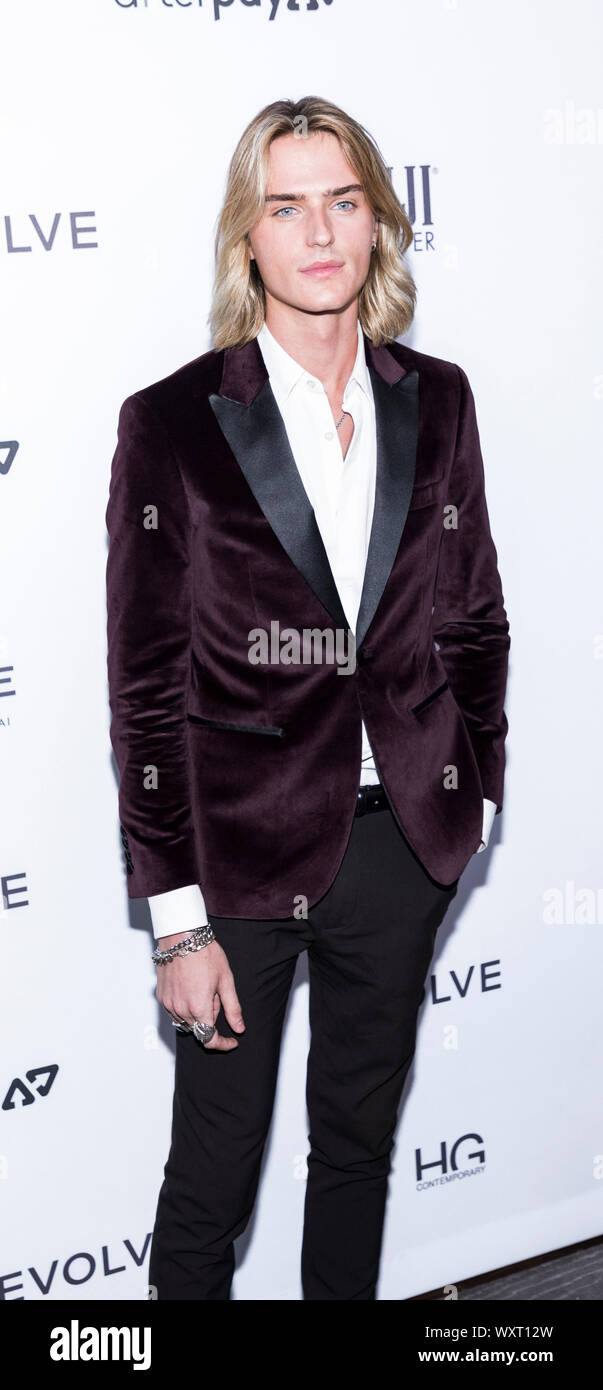 New York, NY, Stati Uniti d'America - 5 Settembre 2019: Luca Eisner assiste il quotidiano prima fila 7 Fashion Media Awards di Rainbow Room al Rockefeller Center Foto Stock