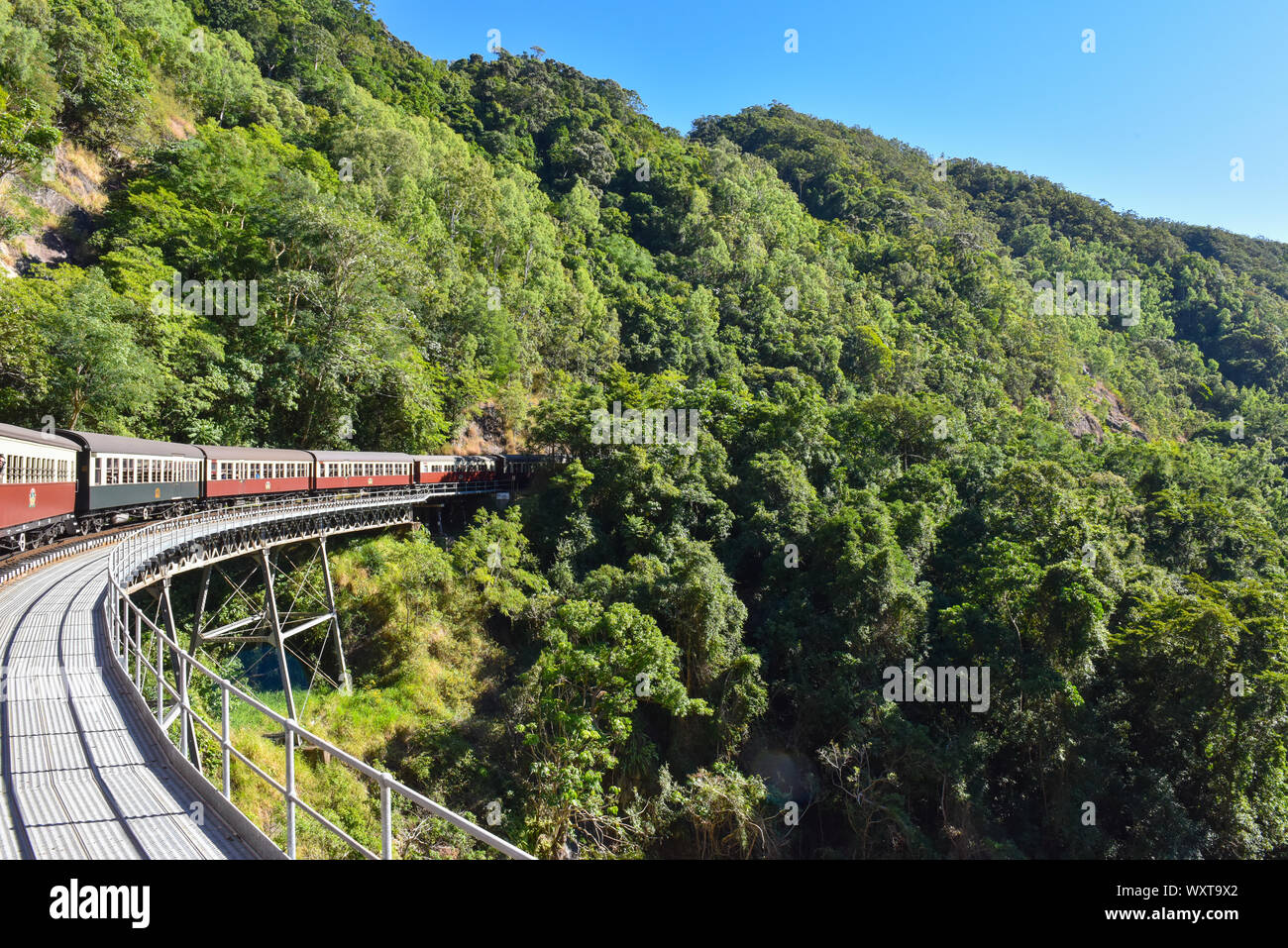 Kuranda Scenic Railway, Australia Foto Stock