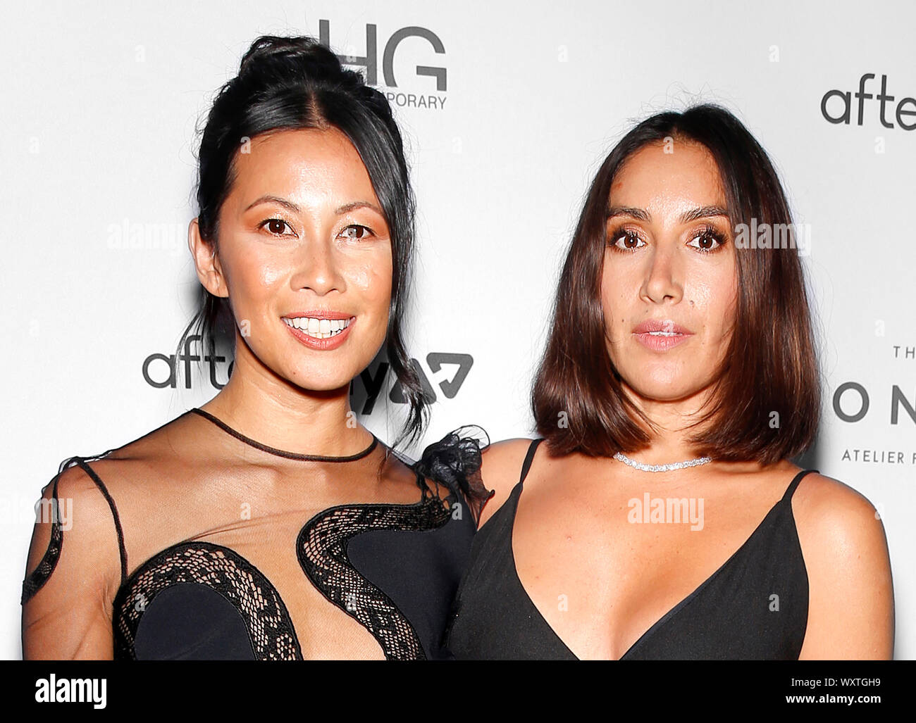 NEW YORK, NY - 05 Settembre 2019: Raissa Gerona e Jen Atkin frequentano quotidianamente la prima fila del settimo moda annuale Media Awards di Rainbow Room Foto Stock