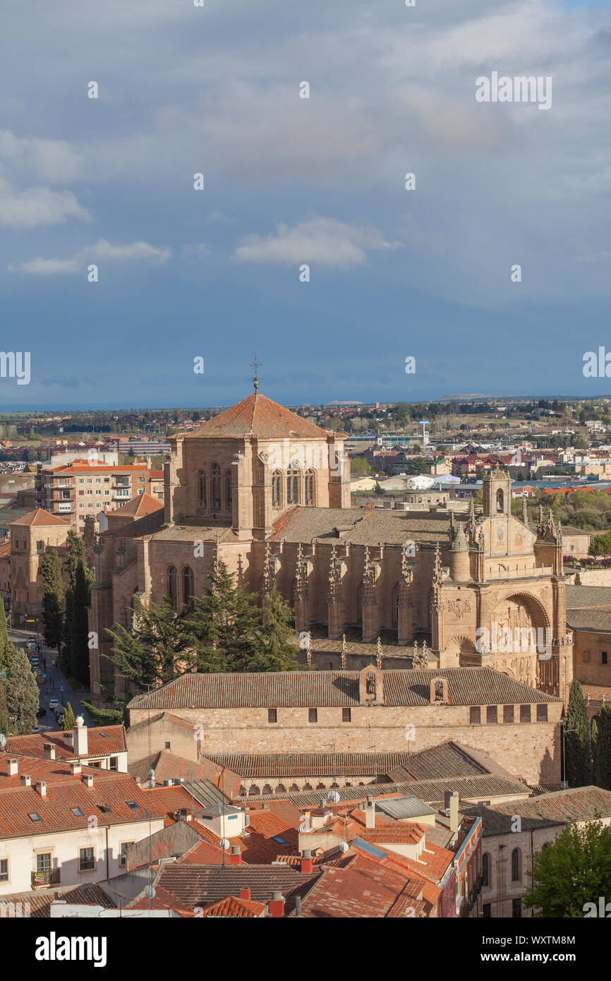 Kirche und Kloster San Esteban, Convento e Iglesia de San Estéban, Salamanca, Castilla y León, Spanien, Europa Foto Stock