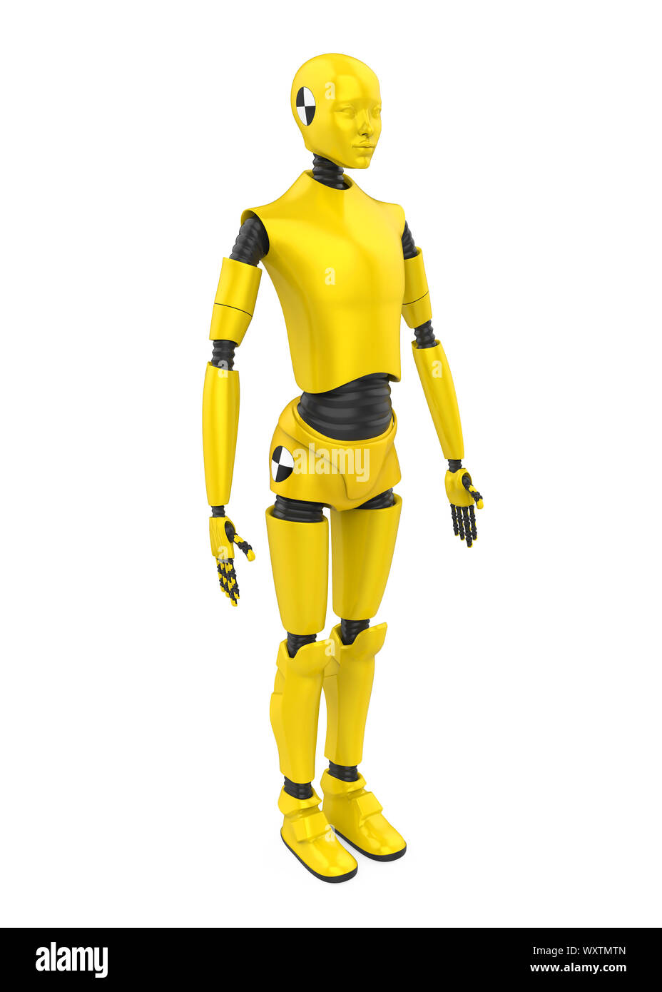 Crash Test isolato fittizia Foto Stock